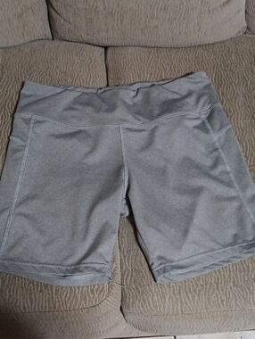 Jockey Gray Women's Bike Shorts with Wide Waistband